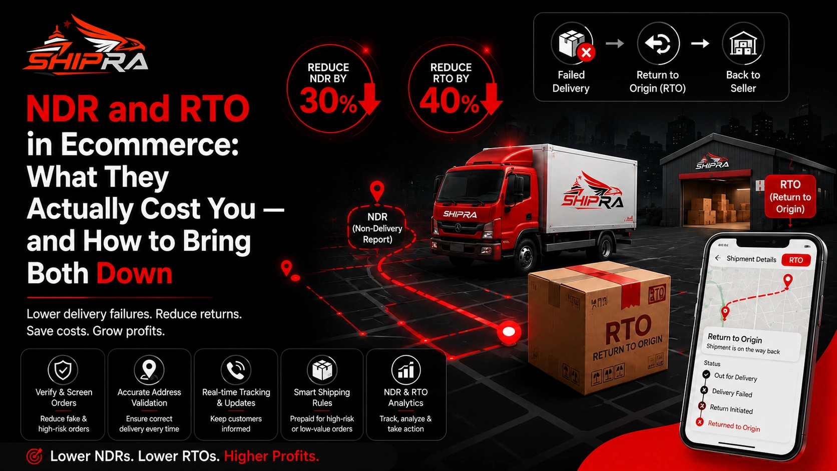 NDR and RTO in Ecommerce
